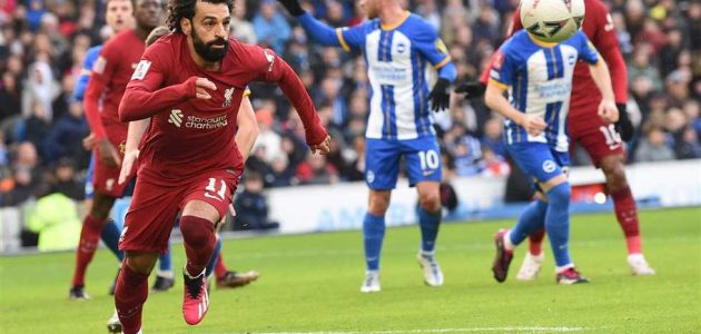 صناعة هدف ومحاولات غير ناجحة.. ماذا قدم محمد صلاح مع ليفربول أمام برايتون