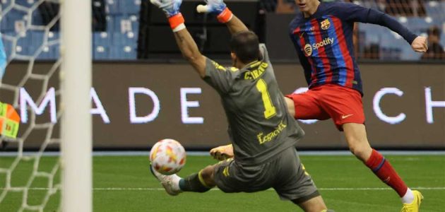 بركلات الترجيح.. برشلونة يلتحق بـ ريال مدريد في نهائي كأس السوبر بالفوز على بيتيس