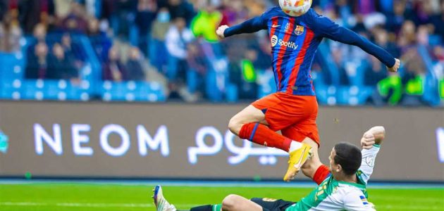انتهت في السوبر الإسباني – برشلونة (2) – (2) ريال بيتيس.. البلوجرانا يمر