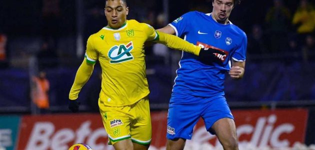 مصطفى محمد يسجل ركلة ترجيح ويقود نانت لدور الـ 16 من كأس فرنسا