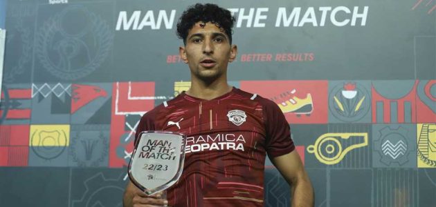 أحمد هاني رجل مباراة سيراميكا كليوباترا وطلائع الجيش