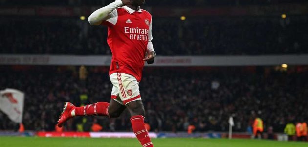 تشكيل أرسنال – ساكا ومارتينيلي ونيكيتياه يقودون الهجوم ضد إيفرتون