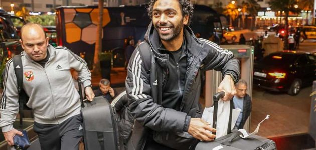 استعدادا لمواجهة ريال مدريد.. وصول بعثة الأهلي إلى الرباط
